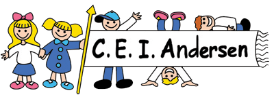 Alumnos del CEI Andersen sonriendo en un salón de clases.